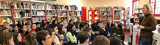Rencontre des élèves de 3e avec une écrivaine
